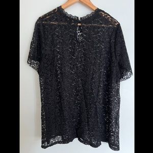 Lord & Taylor: Lace short sleeved shirt
New condition, worn once